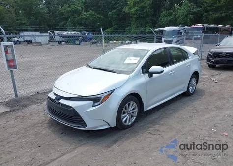 2025 Toyota Corolla Hybrid Le from USA, damaged, VIN JTDBDMHEXSJ012318